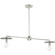 Trimble Two Light Linear Chandelier in Brushed Nickel (54|P400336009)