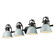 Duncan Four Light Bath Vanity in Matte Black (62|3602BA4BLKSF)