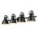 Duncan Four Light Bath Vanity in Matte Black (62|3602BA4BLKBLK)