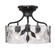 Calla Three Light Semi-Flush Mount in Natural Black (62|3160SFNBHWG)