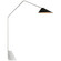 Lorna LED Arc Floor Lamp in Polished Nickel (268|ARN1530PNWHT)