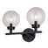 Lander Two Light Vanity in Matte Black (63|W0431)
