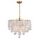 Elsa Three Light Pendant in Natural Brass (63|P0394)