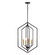 Riley Four Light Pendant in Black/Satin Brass (63|P0388)