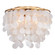Elsa Three Light Flush Mount in Natural Brass (63|C0285)