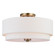 Burnaby Three Light Semi-Flush Mount in Matte Brass (63|C0280)