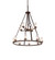 Loxley 12 Light Chandelier in Mahogany Bronze (57|260339)