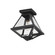 Prism One Light Flush Mount in Black (16|30560CLBK)