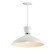 Carillon One Light Pendant in White/Satin Brass (16|11304WTSBR)