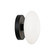 Pearlesque One Light Wall Sconce in Matte Black (423|S05101MBOP)