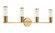 KLARICE Four Light Wall Sconce in Aged Gold Brass (423|S02804AG)