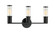 Klarice Three Light Wall Sconce in Matte Black (423|S02803MB)