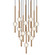 Windchimer 12 Light Chandelier in Aged Gold Brass (423|C68912AG)