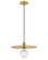 Lulu LED Convertible Pendant in Lacquered Brass (531|83884LCB)