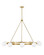 Orla LED Chandelier in Lacquered Brass (531|83610LCB)