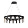 Coronation LED Pendant in Black (86|E24864BK)