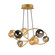 Planetary LED Chandelier in Gold (86|E24188148GLD)
