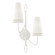 Marcel Two Light Wall Sconce in Gesso White (67|B6282GSW)