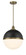 Vorey One Light Pendant in Coal And Oxidized Aged Brass (7|6606885)
