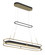 Levitation LED Island Pendant in Sand Coal And Soft Brass (7|5088781L)