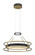 Levitation LED Pendant in Sand Coal & Soft Brass (7|5086781L)