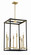 UNION ESTATES Eight Light Pendant in Coal And Soft Brass (7|2117726)