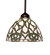 Grand Tulip Medallion One Light Pendant in Mahogany Bronze (57|265806)