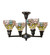 Wisteria Four Light Chandelier in Craftsman Brown (57|261287)