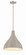 Sima One Light Pendant in Burnished Nickel (42|P1888084C)