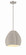 Sima One Light Pendant in Burnished Nickel (42|P1884084C)