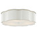 Wexford Three Light Flush Mount in Snow White/Gold/White (142|99990067)