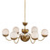 Mirasole Collection Six Light Chandelier in Contemporary Gold Leaf/Gold/White (142|90001096) Mirasole Collection Six Light Chandelier in Contemporary Gold Leaf/Gold/White (142|90001096)