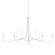 Passion Five Light Chandelier in Gesso White/Painted Gesso White (142|90000989)