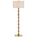 Sunbird One Light Floor Lamp in Natural/Brass (142|80000135)