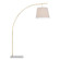 Cloister Two Light Floor Lamp in Antique Brass/White (142|80000125)