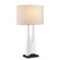 La Porta One Light Table Lamp in Glossy White/Black (142|60000853)