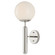 Barbican Collection One Light Wall Sconce in Polished Nickel/White (142|58000032)