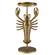 Georgetown Brass Drinks Table Drinks Table in Antique Brass (142|40000170)