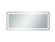 Genesis LED Mirror in Glossy white (173|MRE33072)