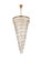 Sydney 42 Light Chandelier in satin gold (173|1201SR36SGRC)