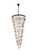 Sydney 35 Light Chandelier in Matte black (173|1201SR30MBRC)