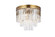 Sydney Nine Light Flush Mount in satin gold (173|1201F20SGRC)