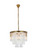 Sydney Nine Light Chandelier in satin gold (173|1201D20SGRC) Sydney Nine Light Chandelier in satin gold (173|1201D20SGRC)