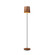 Slatted One Light Floor Lamp in Imbuia (486|305706)