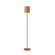 Cylindrical One Light Floor Lamp in Teak (486|305412)