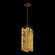 Terra LED Pendant in Bronze/Gold Leaf Glass (48|93104042ST)