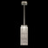 Terra LED Pendant in Silver/Rake Clear (48|93104025ST)