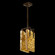 Terra LED Pendant in Bronze/Gold Leaf Glass (48|93054042ST)