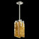 Terra LED Pendant in Silver/Gold Leaf Glass (48|93054022ST)