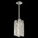 Terra LED Pendant in Silver/Clear Glass (48|93054021ST)